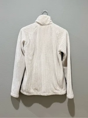 Columbia Cream Fire Side 1/4 Zip Pullover Sherpa Jacket Size XS thumbnail 2