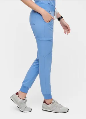 FIGS Zamora Jogger Scrub Pants Ceil Blue thumbnail 3
