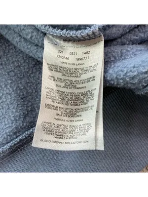 The North Face Columbia Quarter Zip Fleece Pullover Sweatshirt Blue XL Outdoor Casual thumbnail 6