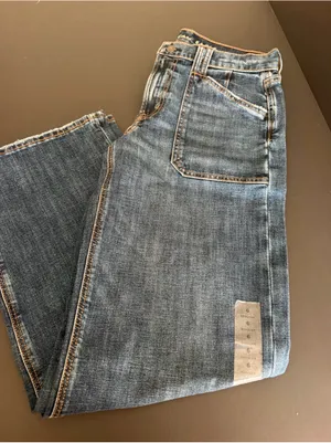 Men’s Straight Fit Dark Blue Denim Jeans thumbnail 1