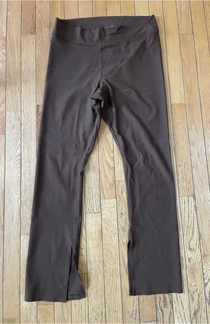 Old Navy POWERSOFT Brown Ribbed Active Leggings XL thumbnail 1