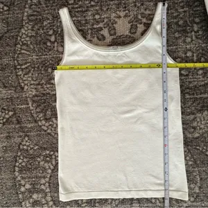 Wolford Women’s Size S White Ivory Classic Seamless Sleeveless Tank Top thumbnail 8