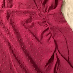 Lulu's For Us to Dance Magenta Swiss Dot Ruffled Midi Dress Size S NWT thumbnail 6