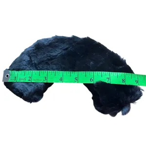 Vintage 50s 60s Black Sheared Mink Fur Detached Collar thumbnail 4