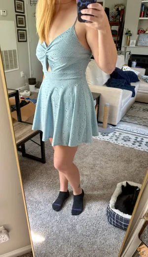 Blue Patterned Windsor Sundress thumbnail 2