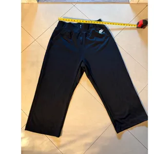 Nike Air Womens Black Wide Leg High Rise Zip Front Athletic‎ Pants Size 1X thumbnail 2