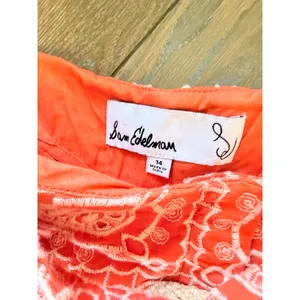 Sam Edelman Eyelet Lace Shorts‎ Womens Orange Size 14 thumbnail 2