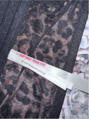 Anthropologie Leopard Print Lace Corset Bra 3X thumbnail 8
