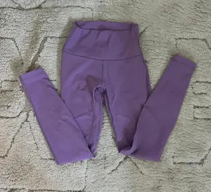 lululemon wunder under leggings (double lined) in purple :) thumbnail 1