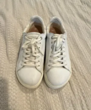 Birkenstock Bend Low White Leather Sneakers Size 38 thumbnail 1