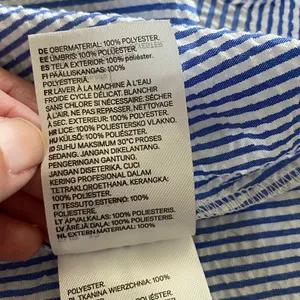 H&M button front midi dress striped blue white coastal sundress 10 large thumbnail 12