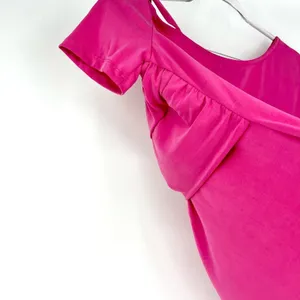 Sunday in Brooklyn‎ Anthropologie Ruched Wrap Top Pink Size XL NWT thumbnail 5