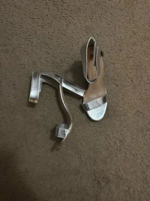 Silver party pumps Size 7.5 thumbnail 6