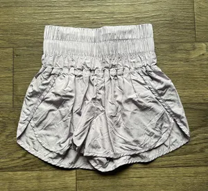 Free People The Way Home Shorts in Lavender Dust thumbnail 5