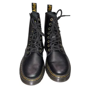 Dr. Martens Black Leather Lavala Combat Boots 5  thumbnail 2