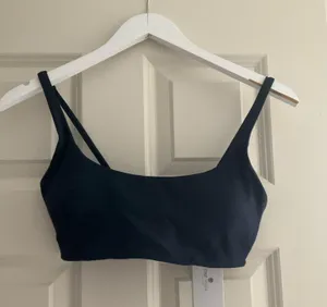 CRZ Yoga Seamless Navy Sports Bra thumbnail 1