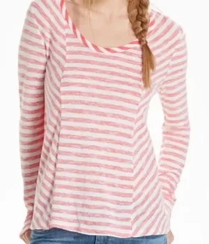 Anthropologie Saturday Sunday Striped Long Sleeve Top Women’s Large thumbnail 1