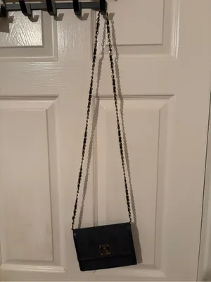 Mcm sure and leather black crossbody thumbnail 12