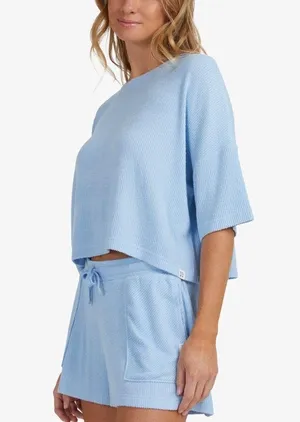 Roxy High Tide Ribbed Loungewear Shorts size medium thumbnail 3
