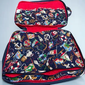 VTG Vera Bradley Regatta 1994 Quilted Shoulder Tote Bag Nautical USA Retired thumbnail 13