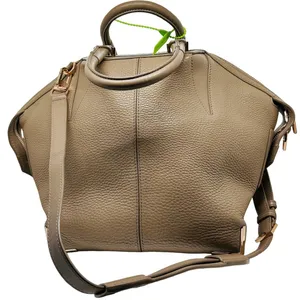 Alexander Wang Leather Toffee Caramel Emile Gold Hardware Satchel Bag Size Large thumbnail 1