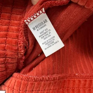 Aerie Groove On Velour Pants Flared Leggings Burnt Orange Cinnabar Size Medium thumbnail 9