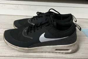 Nike Womens 6 Air Max Thera Black Mesh thumbnail 2
