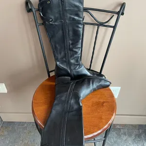 Corso Como Geneva Leather Riding Boots in Black‎ size 8 thumbnail 3