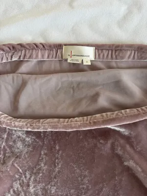 Anthropologie velvet tube top thumbnail 5