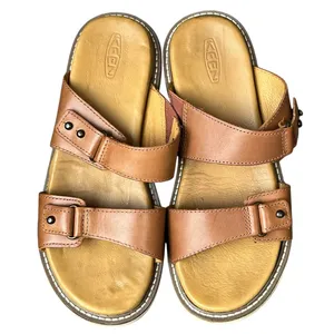 Keen Lana Slide Sandals Womens‎ 7 Tortoise Tan Leather Cushioned Coconut Girl thumbnail 3