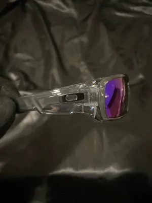 Oakley Men’s oil rig classes wrap around polarized blue/purple lens thumbnail 2