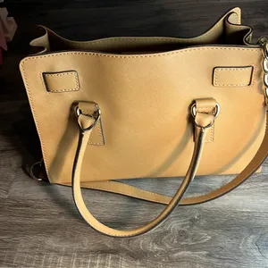 Michael Kors Tan Satchel with Gold Hardware. thumbnail 9