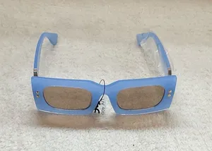 Blue Rectangular Women’s Sunglasses thumbnail 1