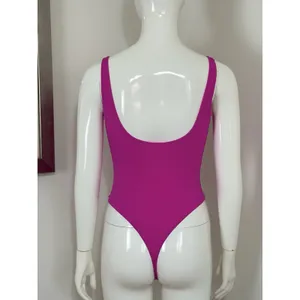 SKIMS Women’s Fits Everybody Square Neck Bodysuit Pink Thong Sleeveless Size S thumbnail 5