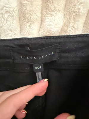 Risen black jeans slim-straight  thumbnail 2