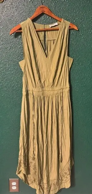 Ramy Brook Hailey Dress - Olive Green color. Size Medium thumbnail 1