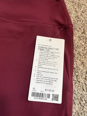Lululemon Align HR Joggers Size 10 Tall thumbnail 3