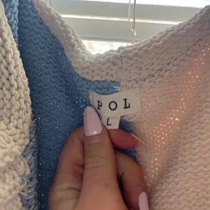 POL Knit Cardigan with Color Block Design thumbnail 2