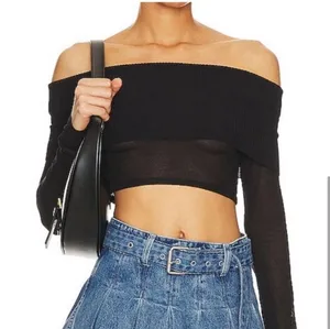 Super down off shoulder top thumbnail 3