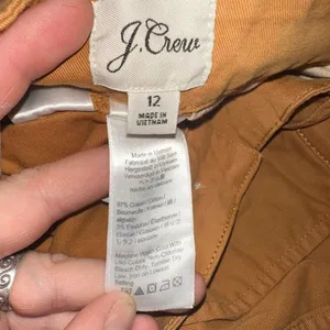 J Crew tan flat front business casual 12 preppy slacks thumbnail 3