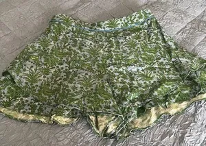 Anthropologie Eyries green skirt women’s XS thumbnail 1