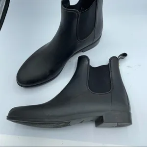 Sam Edelman Black Rubber Chelsea Rain Boots Womens 10 Waterproof Winter Fall thumbnail 2