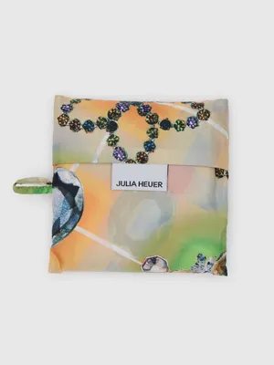 Standard Baggu Reusable Tote Bag Raisa Pattern 💎 Washable & Perfect for Travel! thumbnail 3