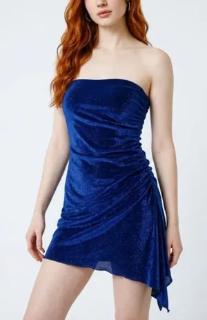 Princess Polly Dress Mini Blue thumbnail 1