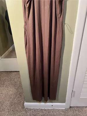 Cynthia Rowley Women’s Size Large Sleeveless Scoop Neck Maxi Dress Light Brown thumbnail 8