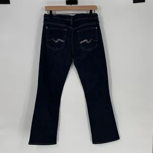 7 for all mankind 7 fam bootcut jeans bling pockets 28 thumbnail 3