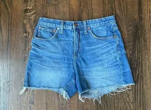 Madewell denim cutoff shorts thumbnail 1