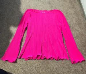 A New Day Fuchsia Ribbed Top thumbnail 1