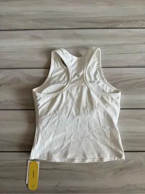 Glowmode FeatherFit™ Routine Round Neck Racerback Tank White Large NWT thumbnail 7