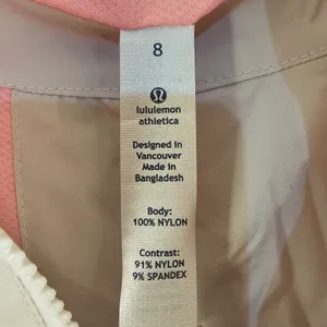 Lululemon Womens Dune Bleached Coral Run Rise & Shine Full Zip Hoodie Jacket‎ 8 thumbnail 3